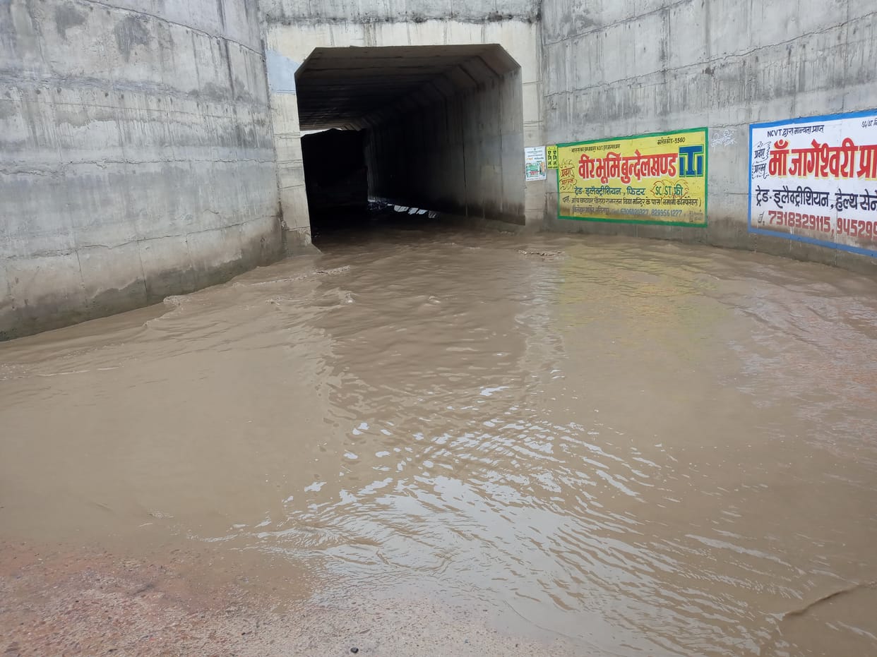 silgan railways water pass filled with water