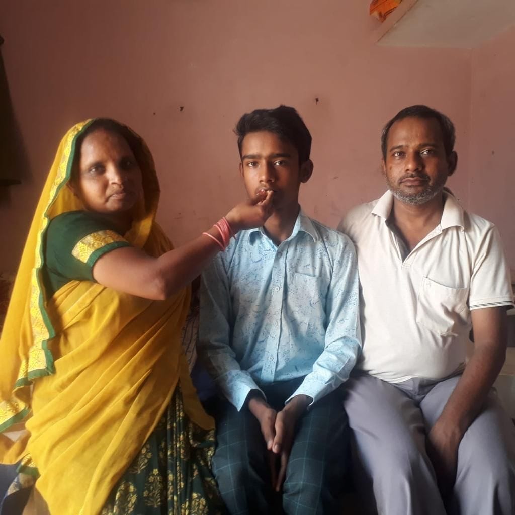 munreet top the district of 10th result
