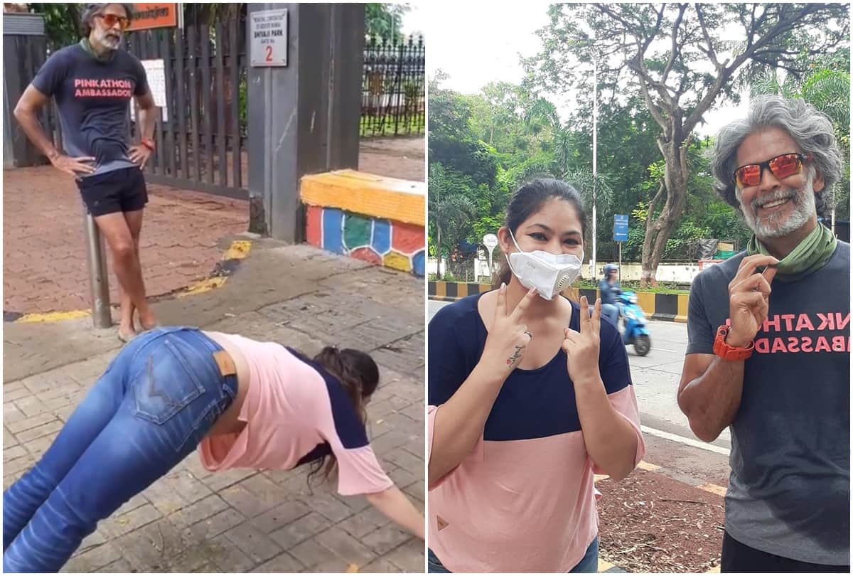 Milind Soman Asks Fans To Do Push Ups For Selfie With Him