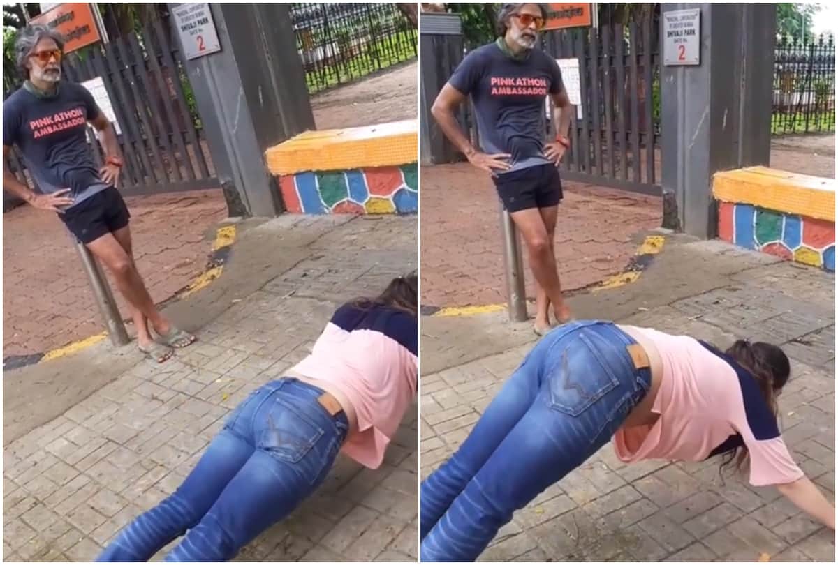 Milind Soman Asks Fans To Do Push Ups For Selfie With Him