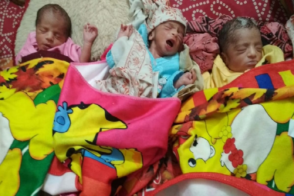 Woman gave birth to three healthy children, fourth died in the womb