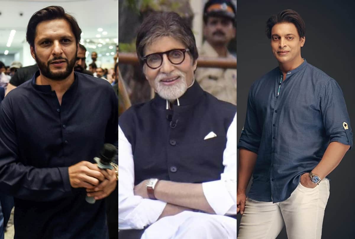 Coronavirus Shahid Afridi and Shoaib Akhtar Prayering for Amitabh Bachchan and his family for speedy recovery from covid 19