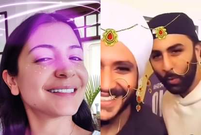 Anushka Sharma to Ranbir Kapoor Celebrities tried goofiest filters to give us viral photos