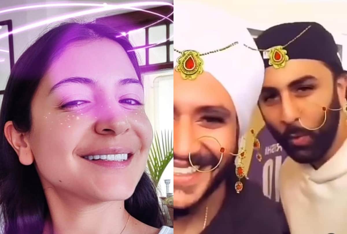 Anushka Sharma to Ranbir Kapoor Celebrities tried goofiest filters to give us viral photos