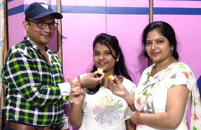 Ridhi Aggarwal topped the town