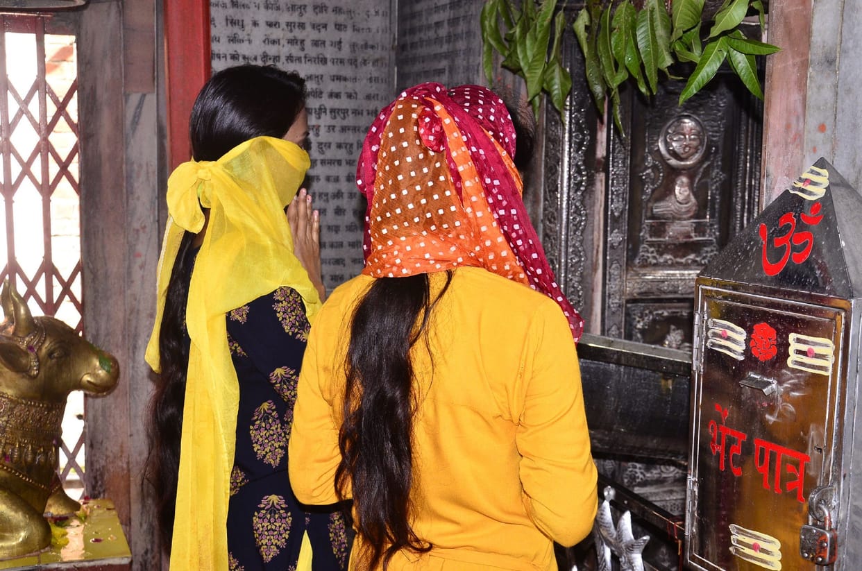 There was silence in the temples on the second Monday of Sawan