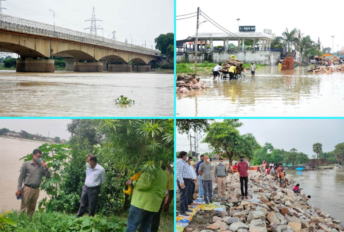 Gorakhpur Flood news: rapti, rohin and kuwano river across danger mark, Flood Water will enter in city