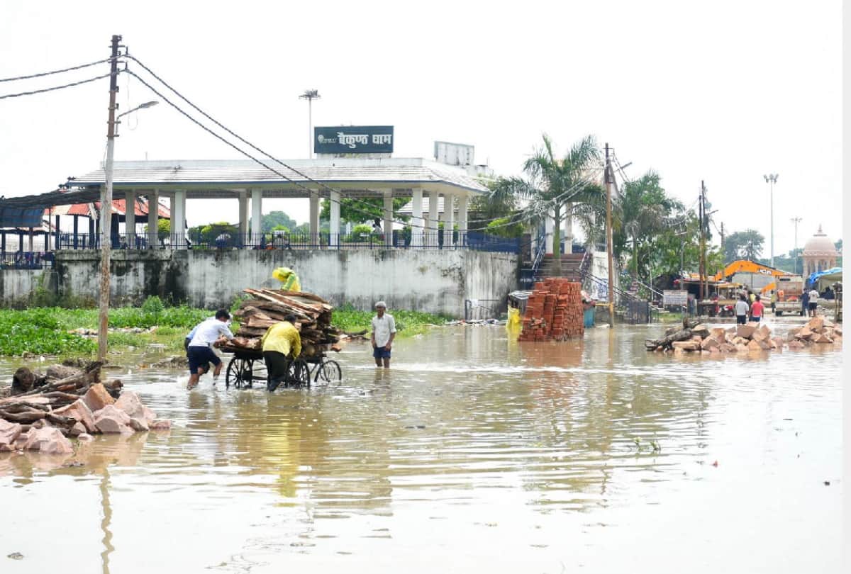 Gorakhpur Flood news: rapti, rohin and kuwano river across danger mark, Flood Water will enter in city
