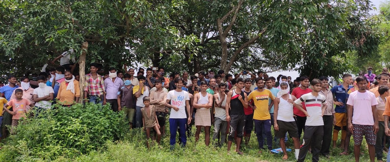 Dead body of woman missing in Farrukhabad for six days found in pond, murder case on three including husband