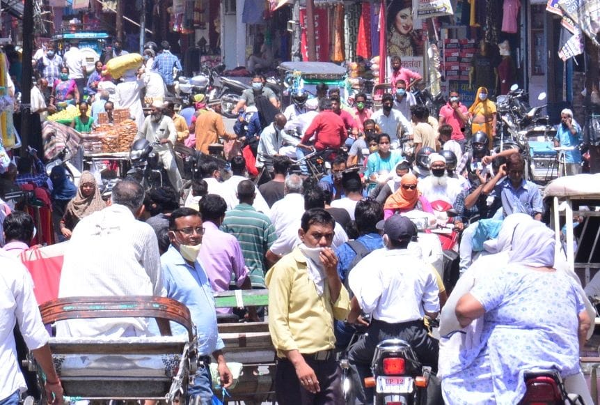 The city crowded as soon as the lockdown opened