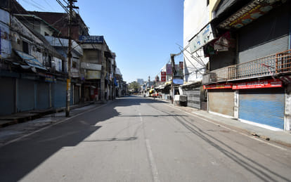 LockDown In Prayagraj: Impact of captivity across the city, shops shutters not lifted