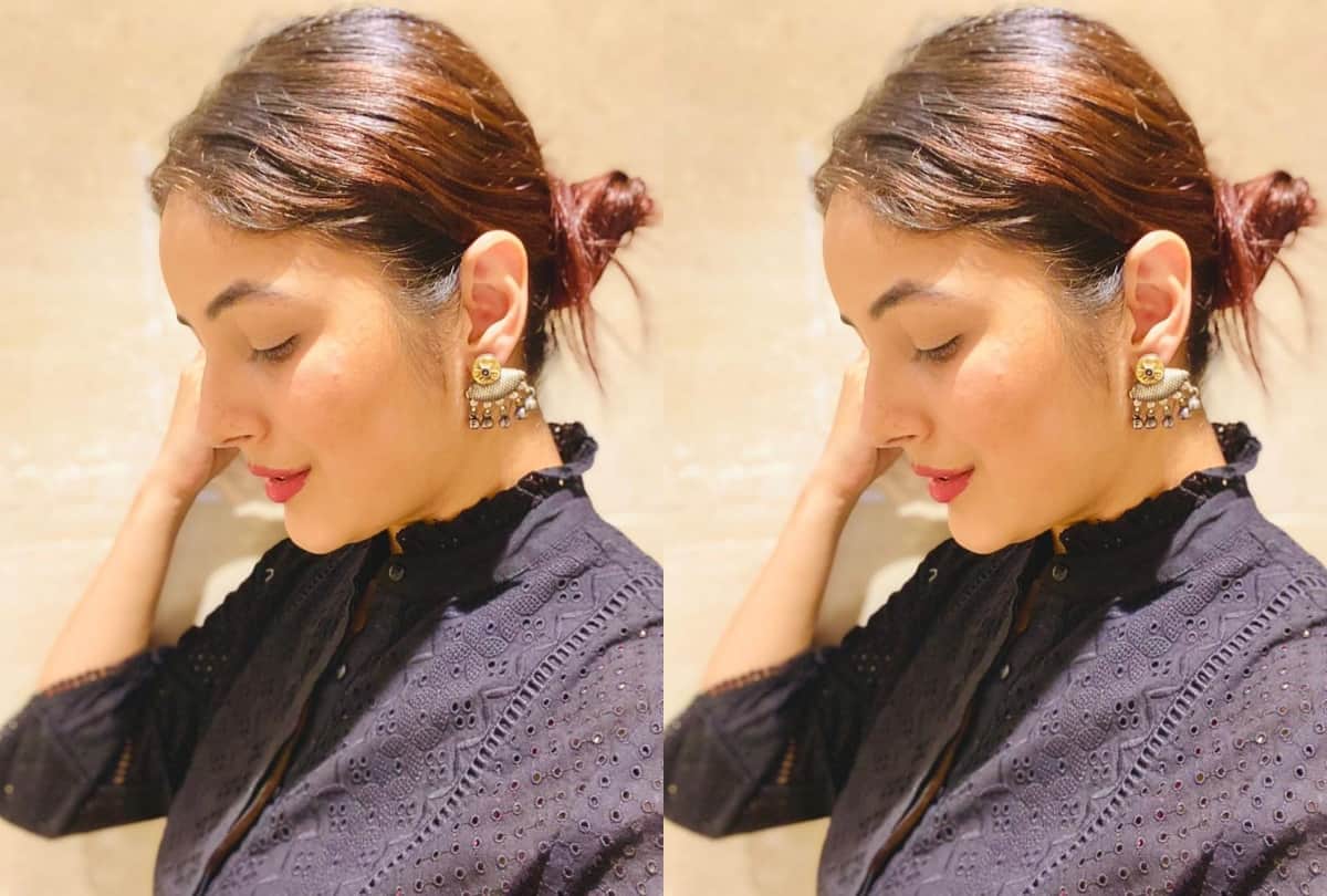 shehnaz gill shares new pic in stunning black gown and waiting for her new song