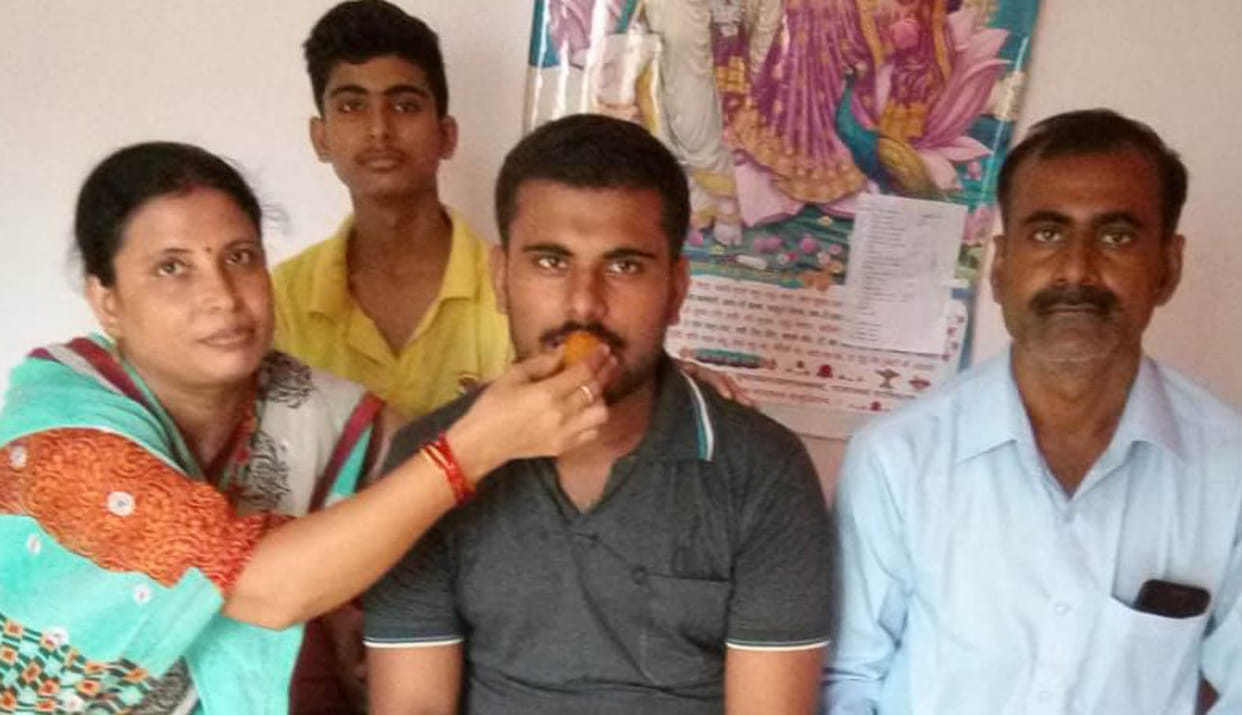 Faizan District Topper, second place for Kushal