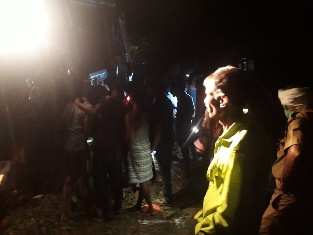 Accident in sonbhdra two people death