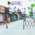 लॉकडाउन में बंद लोहामंडी का क्षेत्र