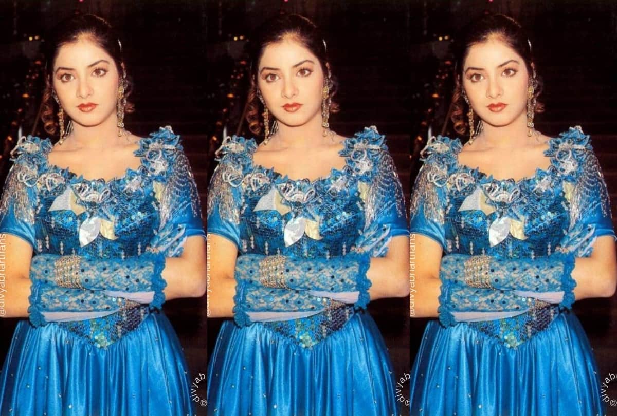best beautiful look of bollywood actress divya bharti in flashback photos