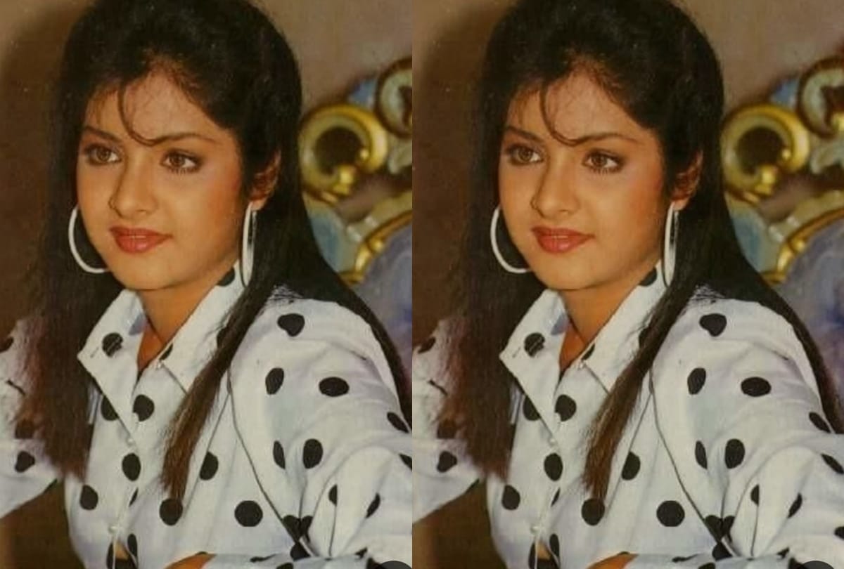 best beautiful look of bollywood actress divya bharti in flashback photos