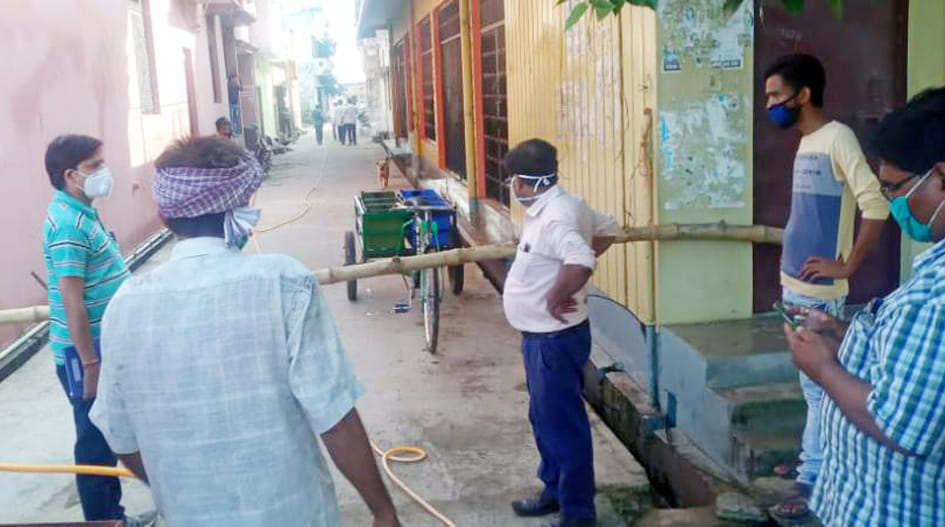 Mohalla Subhashnagar declared container zone after collectorate worker is infected