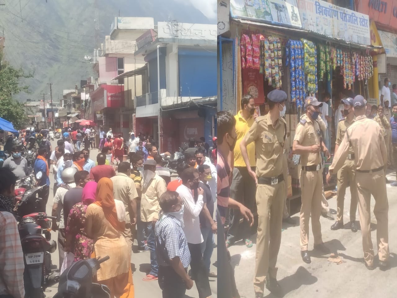 Uttarakhand: After girl child molestation in Joshimath, there was a lot of uproar, huge crowd gathered, shops closed