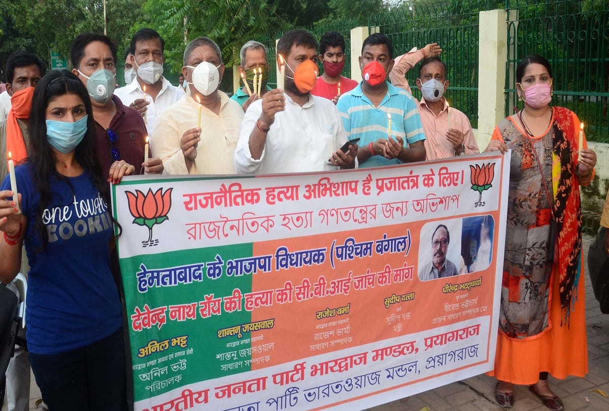 March protests against BJP MLA's murder in West Bengal