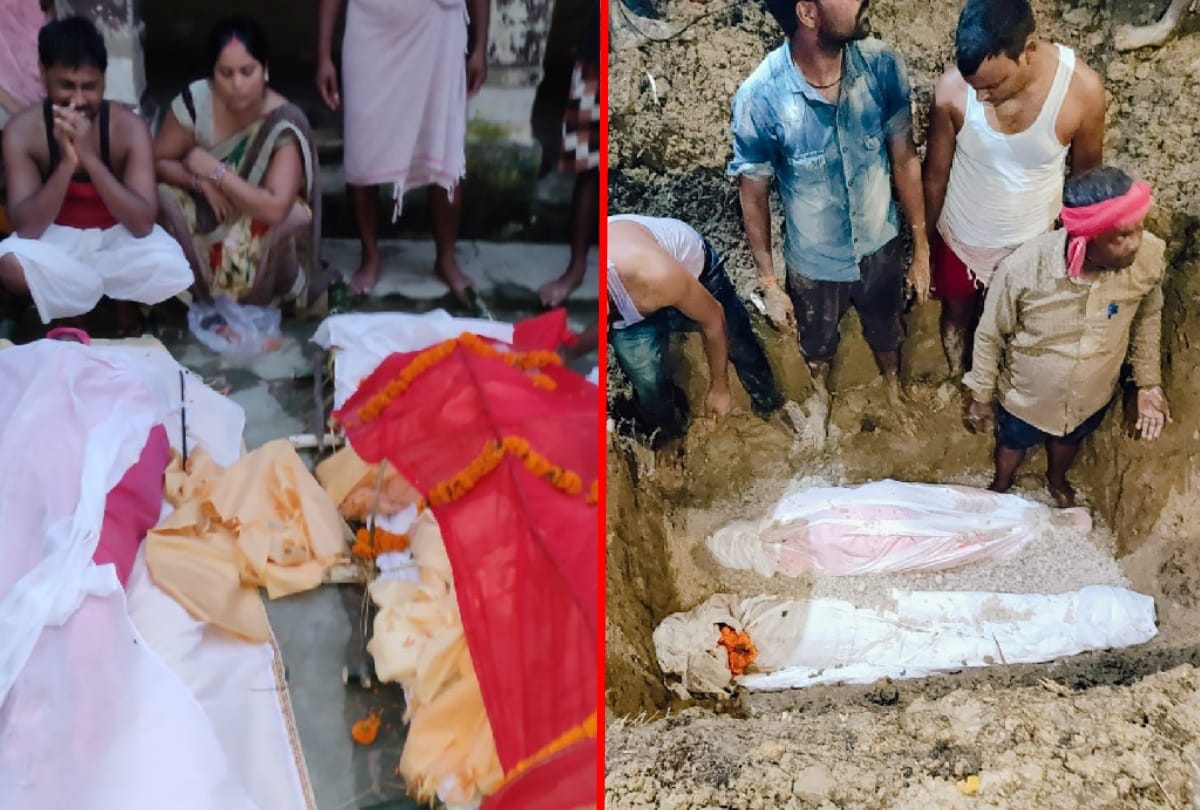 Husband death after wife also died in sant kabir nagar