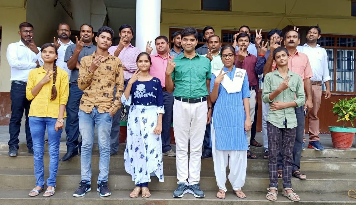 Shahganj's Rishabh topper with 98.6% marks