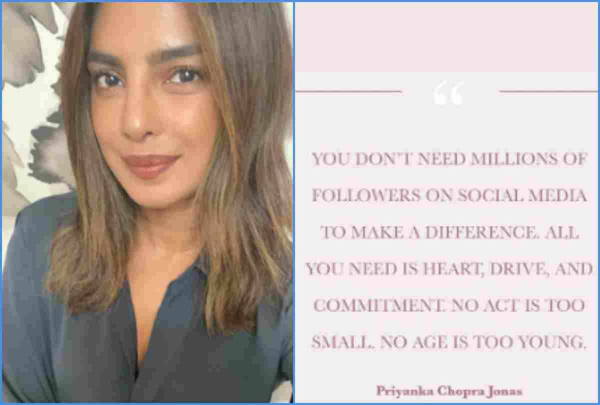 priyanka chopra talks about equality and oppurtunity