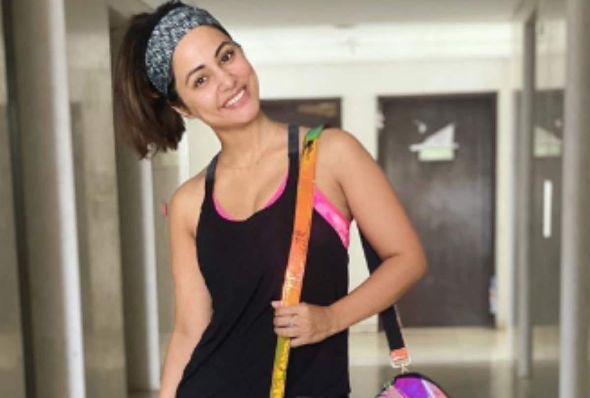 hina khan reaction when users comment stop shared gym videos