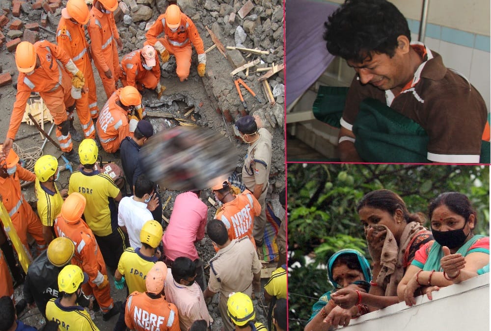 House collapsed after heavy rain in dehradun, Four family members Killed on spot, See visuals