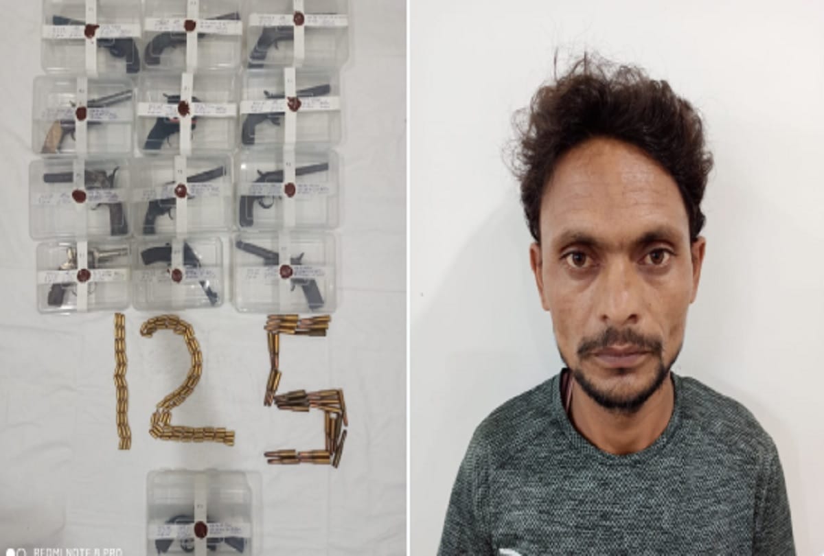 Delhi Police arrested an interstate illegal arms smuggler seized 13 firearms and 125 cartridges
