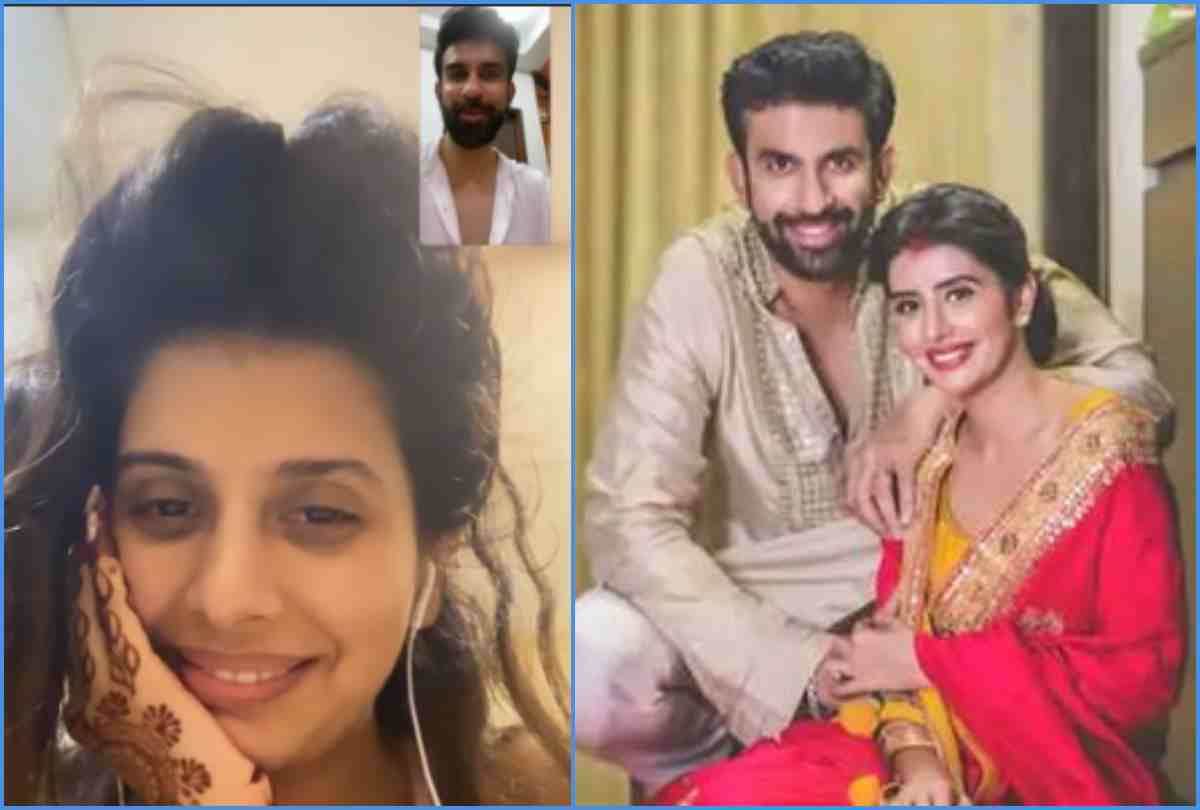 Sushmita Sen brother Rajeev sen shares video call screenshot with wife Charu asopa