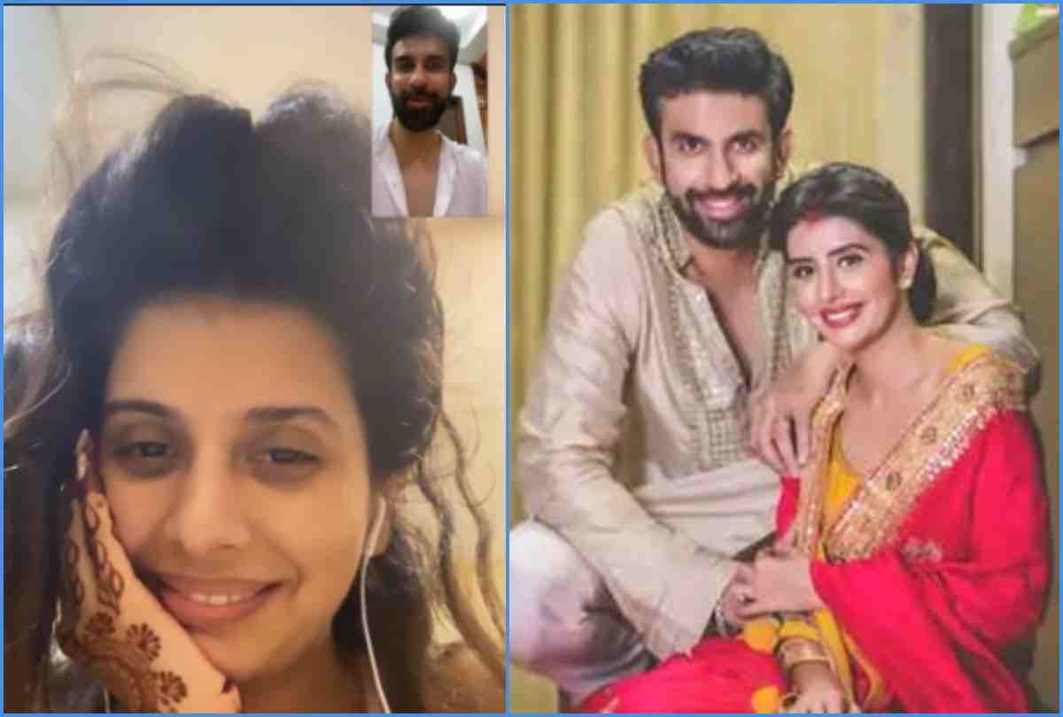 Sushmita Sen brother Rajeev sen shares video call screenshot with wife Charu asopa