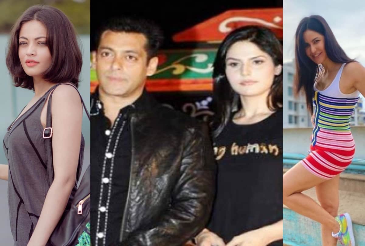 these beautiful actresses sonakshi sinha zareen khan katrina kaif and other started her career with salman khan