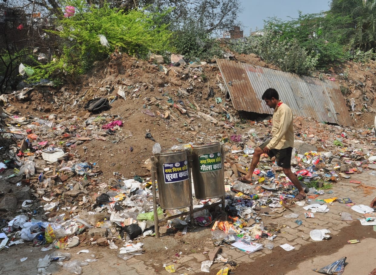 Garbage company in wrote paper, officer sleep