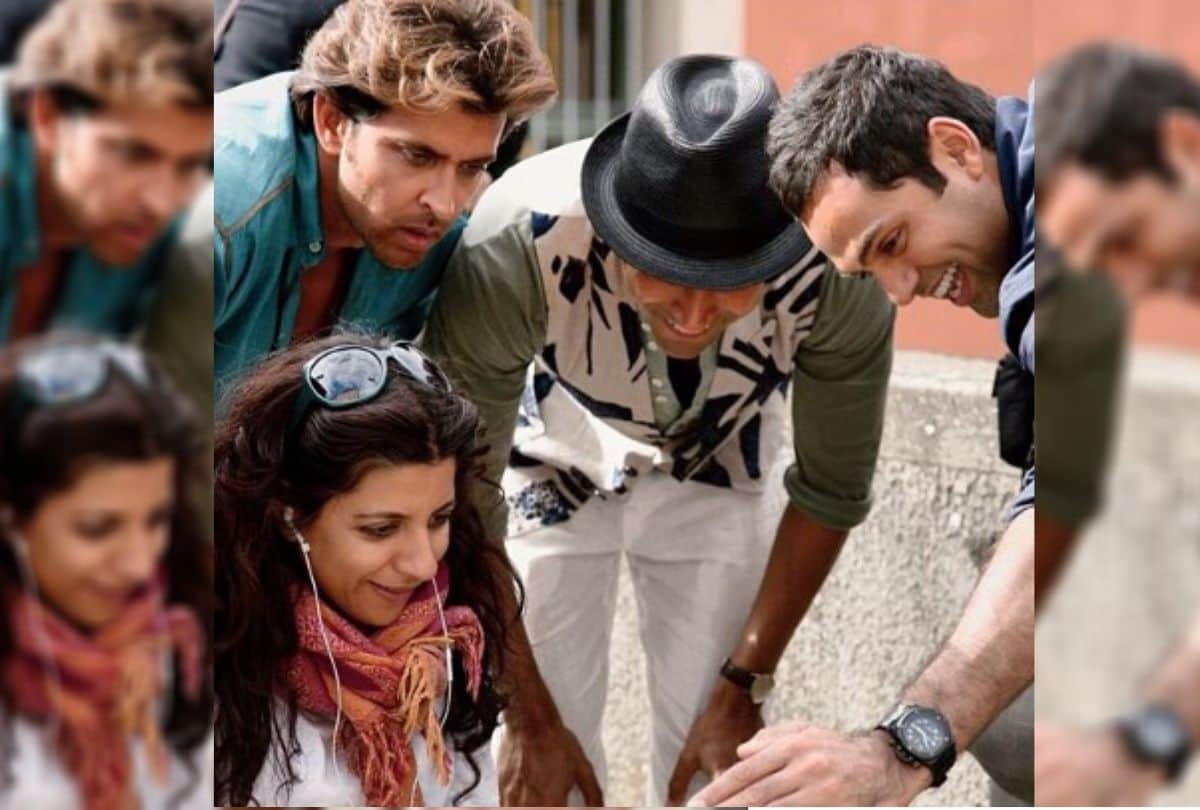 Zindagi Na Milegi Dobara 9 years Zoya Akhtar Farhan akhtar Hrithik Roshan Abhay Deol celebrate