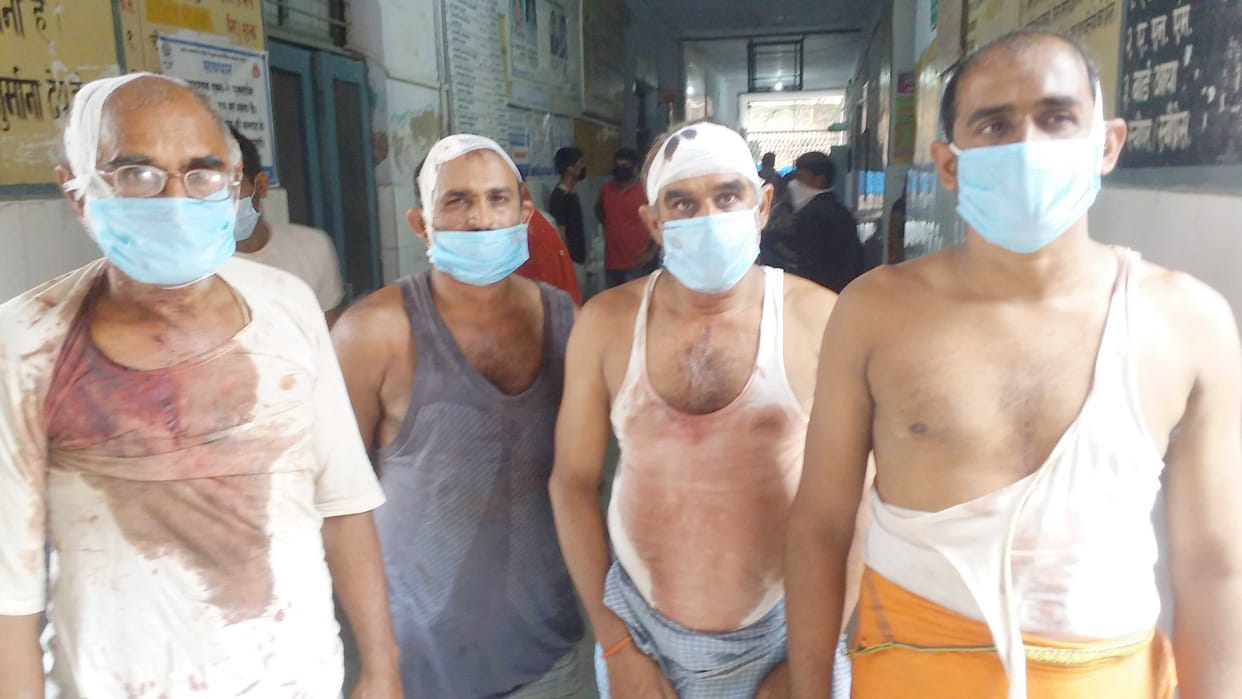 Conflict over land, broom, dispute, 46 people injured