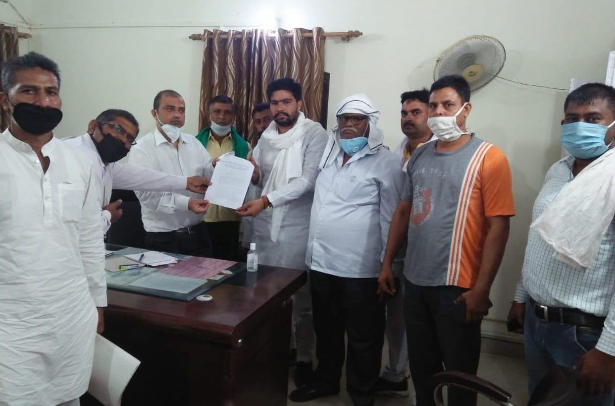 The farmers opposed the Baghra bypass