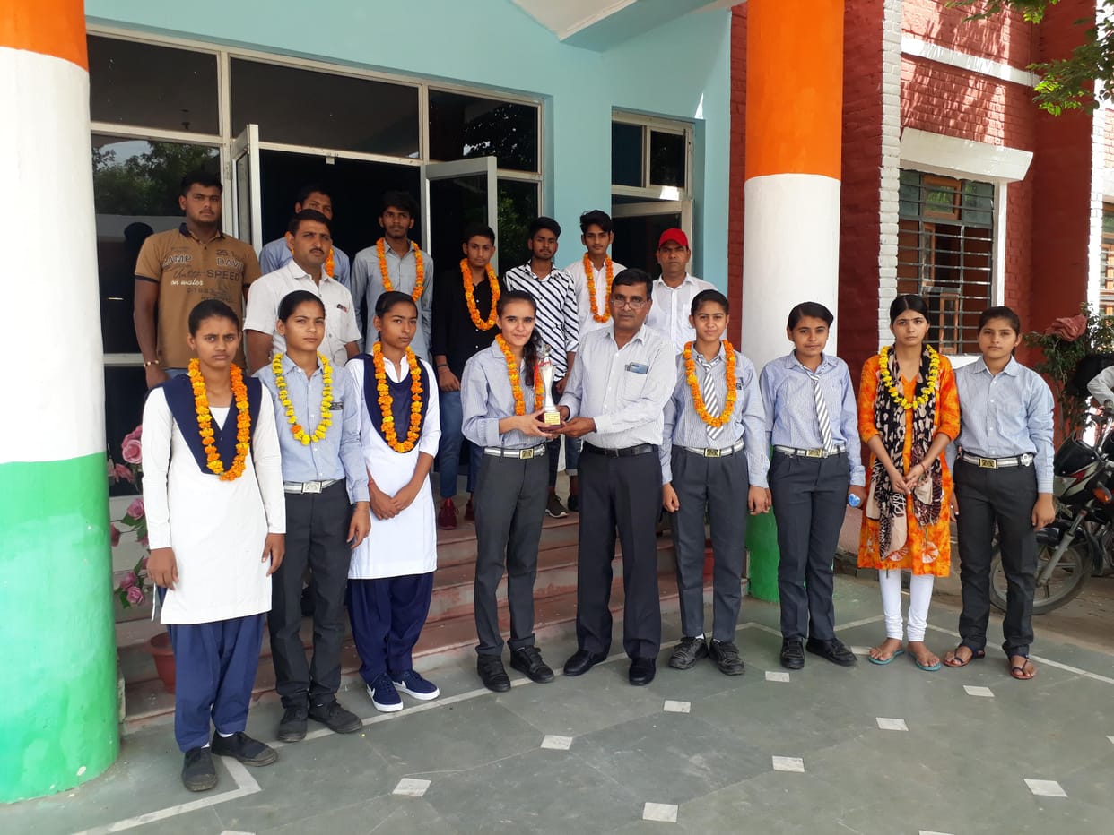 People welcome district topper