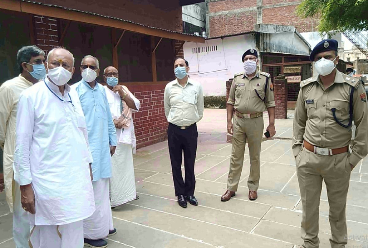 Security Advisor of Ramjanmabhoomi parisar KK Sharma took stock of security