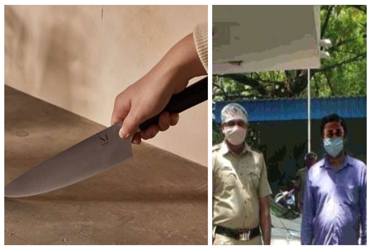 Delhi Husband slit wife throat in suspicion of illicit relation victim send her video to father