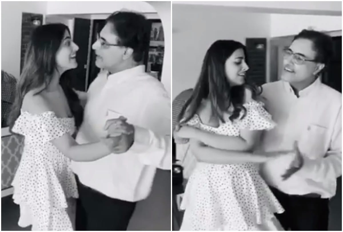 Kriti Sanon Sister Nupur Sanon Dance With Father Video Goes Viral