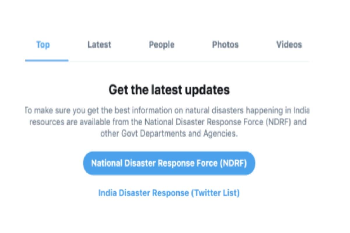 Twitter backs disaster preparedness efforts; launches a dedicated search prompt in India