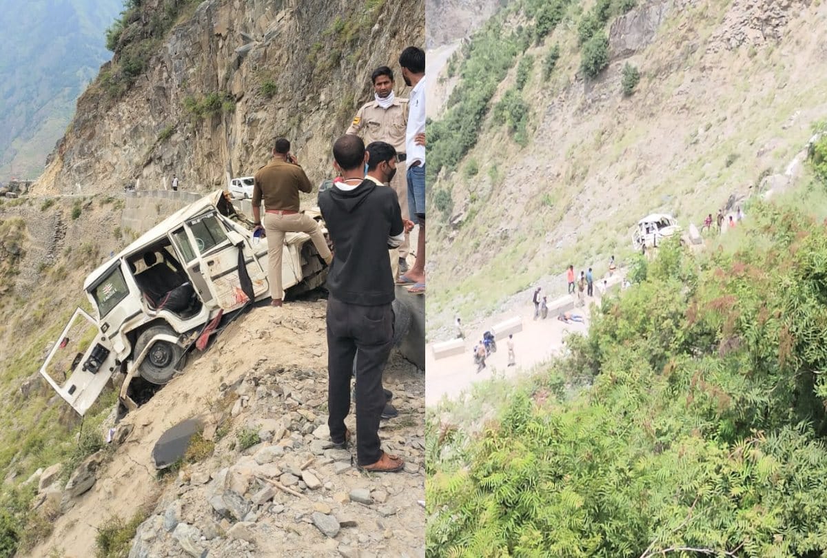 Himachal News:  Bolero camper jeep fell into deep trench, four people dead in chamba