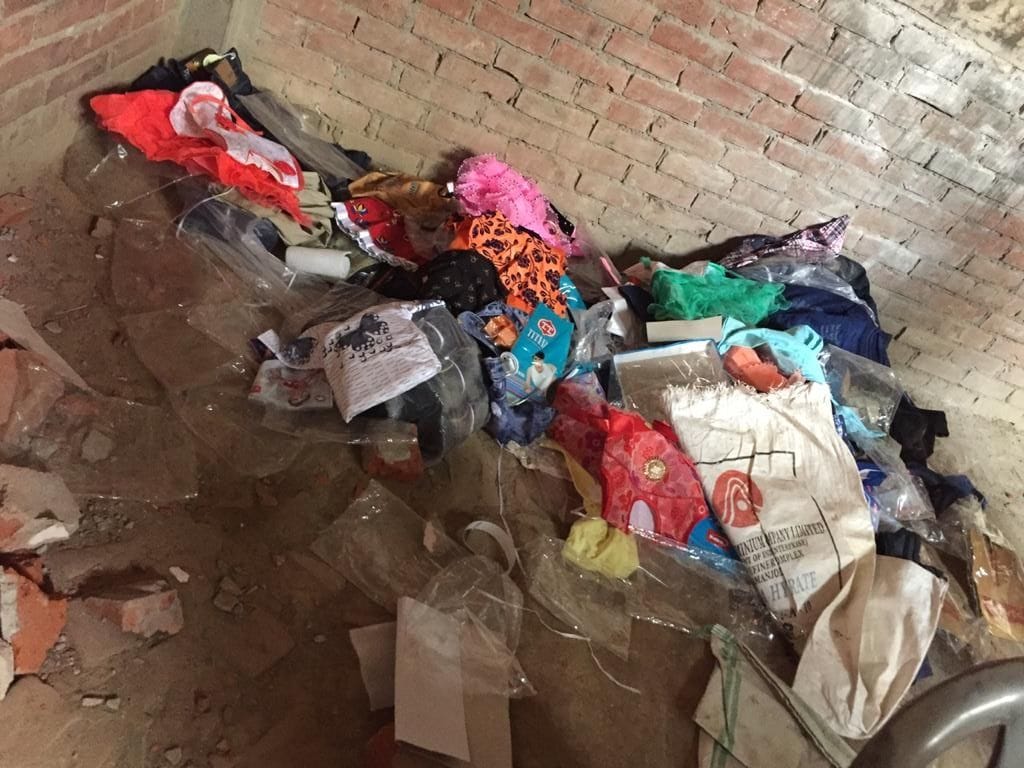 stolen in garment shop in unnao