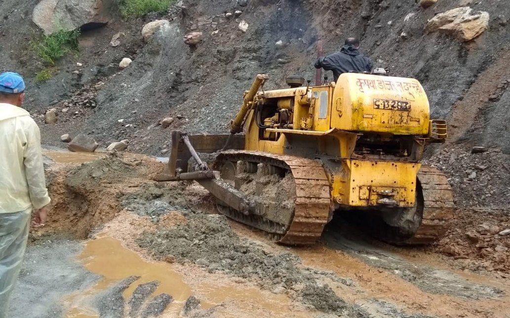Eight roads including road connecting China border closed