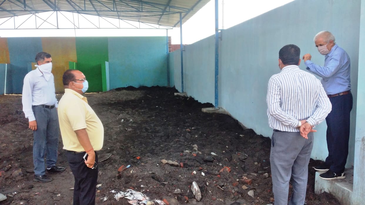 Swachh Bharat Mission team reviewed in Gobindgarh