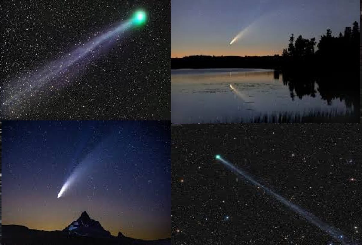 ladakh latest news in hindi, Comet visible in northern hemisphere