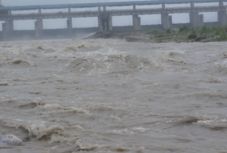 11 Thousand cusecs water has released from Hathnikund Barrage