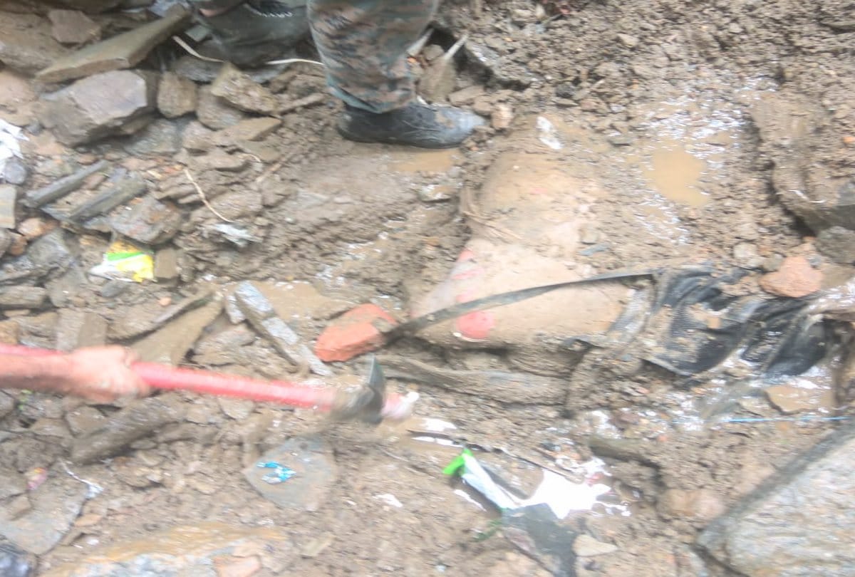 One person died and another injured after buried in debris due to landslide