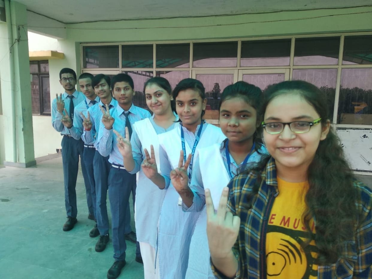Motor mechanic's son Aditya became the district's topper with 98.2 percent marks.